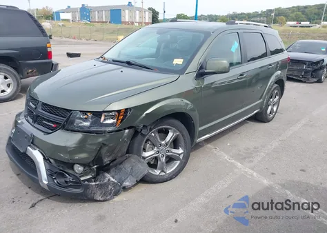 2017 Dodge Journey Crossroad Plus из США, поврежденный, VIN 3C4PDCGG3HT565994